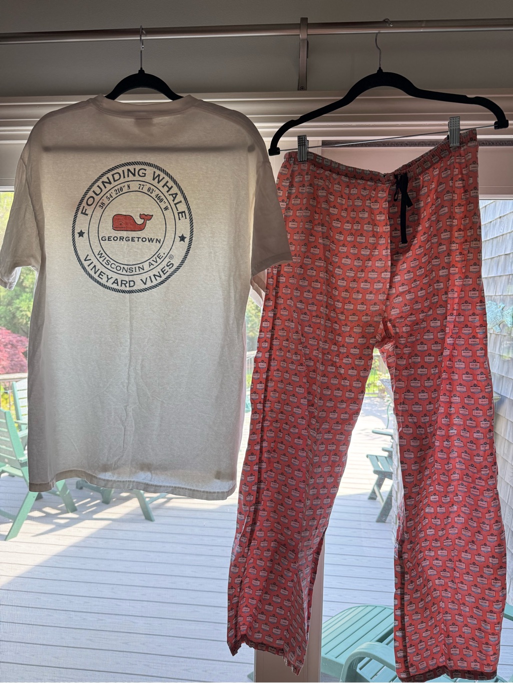 Rare Vineyard Vines Nantucket Pajama Set  Sz Medium